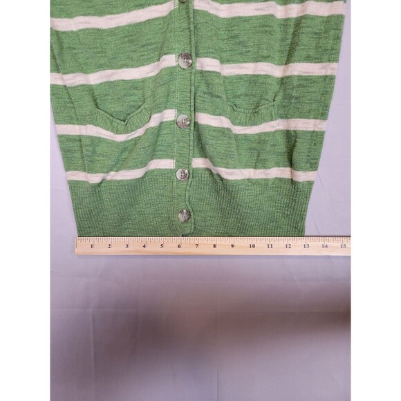 Retro Inspired Mossimo Womens Button Up Cardigan Sweater Size Small Striped - Picture 4 of 7